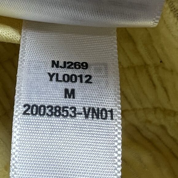 Madewell Variegated Corduroy Shorts Mens Medium Yellow Elastic Waist Pull On - Picture 11 of 12